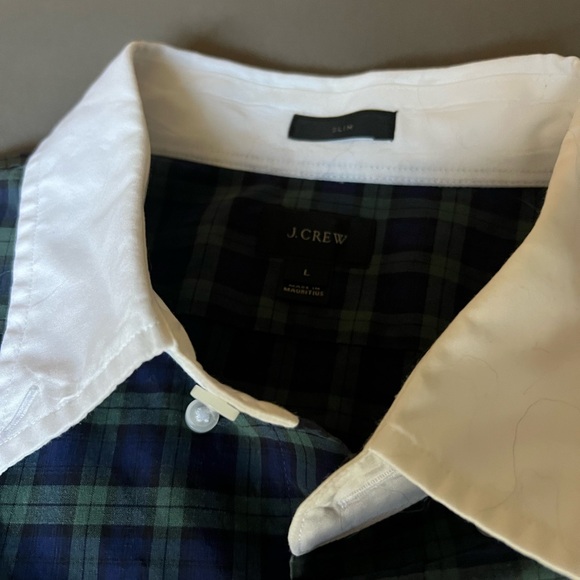 J. Crew plaid button down. size Large - Picture 3 of 3
